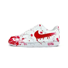 Nike Кроссовки Court Vision 1 Gothic Red Tide, износостойкие, низкие, для скейтбординга, унисекс, красные, белые dh2987-100（team1249-哥特红潮） | red white