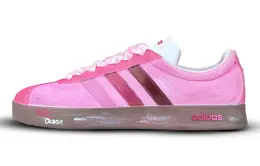 Adidas Кроссовки для скейтбординга VL COURT 2.0 Low Top, женские, розовые js3003（team616-绯韵甜梦） | pink