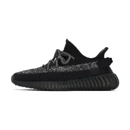 Низкие повседневные кроссовки Yeezy Boost 350 V2, унисекс, черные Adidas, Black hq4540(team1007-梦幻星云) | black
