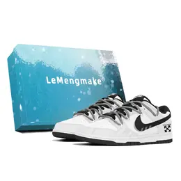 Nike Кроссовки для скейтбординга Dunk Lemon Joy, износостойкие, белые, унисекс dd1391-100(team399-月球背面s-box) | white