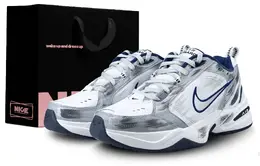 Nike Кроссовки Air Monarch 4 с износостойкой подошвой, унисекс, серо-белые 415445-102(team1324-银翼猎风ld) | gray white