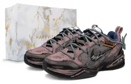 Nike Кроссовки Air Monarch 4 Chunky унисекс с низким верхом, темно-красные 415445-102(team852-尘埃) | gray