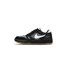 Nike Кроссовки для скейтбординга Full Force, устойчивые к истиранию, низкие, унисекс, черные, белые, серые hj7262-100(team882-男女款石灰石) | black white gray