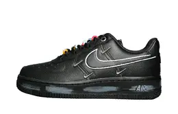 Nike Кроссовки Air Force 1 для скейтбординга, износостойкие, женские, черные hq1180-001(team1114-白沫汐) | black