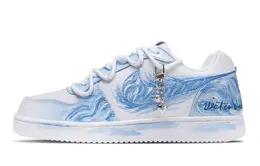 Nike Кроссовки для скейтбординга EBERNON Six Eight, устойчивые к истиранию, синие, белые, унисекс aq1775-100(team901-男女款水波涟漪) | blue white