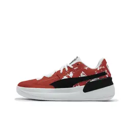 Puma Баскетбольные кроссовки Clyde Hardwood Team, износостойкие, низкие, унисекс, красные 194454-01（team1062-雪影） | red