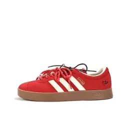 Adidas Кроссовки для скейтбординга Vl Court Classic, износостойкие, низкие, женские, красные kk3774(team1077-蜜豆) | red