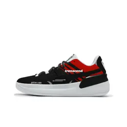 Puma Баскетбольные кроссовки Clyde Hardwood Team, износостойкие, низкие, унисекс, черные 194454-01（team1062-横滨闪影） | black