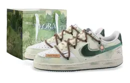 Nike Кроссовки Court Vision Drippy Starry с низким верхом для скейтборда, устойчивые к истиранию, женские, зеленые fv9952-101(team889-繁星) | green (special shopping bag)