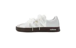 Adidas Кроссовки для скейтбординга Vl Court Classic, износостойкие, низкие, унисекс, серебристо-белые jq2470(team1182-月光尚蒂雅） | silver white