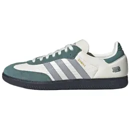Adidas Износостойкие низкие кроссовки для скейтбординга Samba, унисекс, нефритово-белые jp9222鞋 | jade white/gray green
