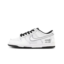 Nike Кроссовки для скейтбординга Dunk Low, устойчивые к истиранию, серо-белые, унисекс hf5441-100(team1062-白武士） | white