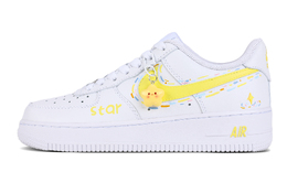 Nike Кроссовки Air Force 1 для скейтбординга, устойчивые к истиранию, унисекс, желтые, белые 315122-111(team943-追光者) | yellow white