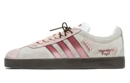 Adidas Кроссовки для скейтбординга VL COURT 2.0 Six Eight, розово-персиковые, износостойкие, унисекс, серо-розовые hq1802(team901-男女款粉桃) | gray pink