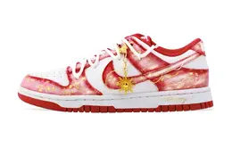 Nike Кроссовки для скейтбординга Dunk Drippy Gold Dynasty, износостойкие, низкие, унисекс, красные, белые dd1873-116(team889-金粉世家) | red white