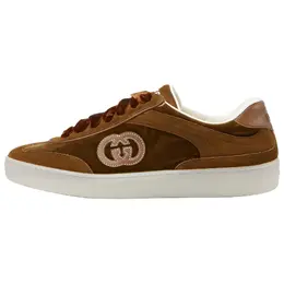 Gucci Кроссовки для скейтбординга G75, женские, коричневые 812656 aae4n 2440 | brown