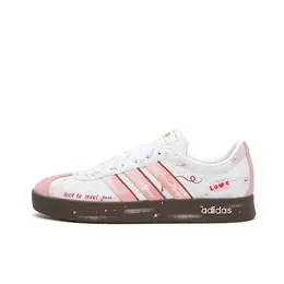 Adidas Кроссовки для скейтбординга VL COURT 2.0 Star Bridge Pink Letter, износостойкие, низкие, унисекс, розовые, белые id6015（team849-星桥粉笺） | pink white