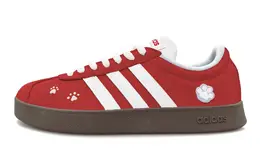 Adidas Кроссовки для скейтбординга VL Court 2.0 женские, низкие, красные/белые/коричневые hq1802(team79-伯爵猫爪) | count red