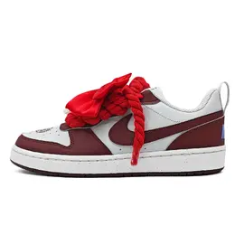 Nike Износостойкие низкие кроссовки для скейтборда Court Borough2, унисекс, красные dv5456-006（team868-吾家有喜 ） | burgundy