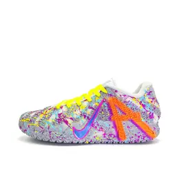Баскетбольные кроссовки Ja Morant 3 Explosion Graffiti Low унисекс, разноцветные Nike, Gray hf2794-100（team1056-爆炸涂鸦） | gray