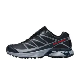 Salomon Кроссовки XT-Pathway с мягкой подошвой, износостойкие, водонепроницаемые и дышащие, унисекс, темно-синие 475773 | black