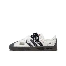 Adidas Кроссовки для скейтбординга Neo VL Court 2.0 Chenchen, игривые котята, противоскользящие, износостойкие, низкие, унисекс, черные, белые hq1802(team800-玩趣猫咪) | black white