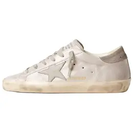 Golden Goose Кроссовки для скейтбординга Super Star Low Top, женские, серо-белые gwf00101.f005910.70302