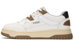 Кроссовки Kappa Skateboarding Shoes Women's Low-top Brown, коричневый k0e25cc69j-012a | classic white/chestnut brown