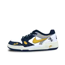 Nike Кроссовки для скейтбординга Full Force с антискользящим покрытием, износостойкие, унисекс, черные, белые, золотые fb1362-101（team516-筋斗云） | black white gold