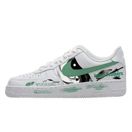 Nike Кроссовки Air Force 1 для скейтбординга, износостойкие, белые, унисекс cw2288-111(team10- 渊虚之羽3 ) | white
