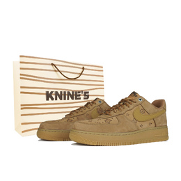 Nike Кроссовки Air Force 1 Low для скейтбординга, унисекс, коричневые cj9179-200(team陆-腰果印花s-box) | dark brown