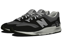 Кроссовки New Balance NB 997 Lifestyle Shoes Unisex Low-top Black, черный cm997hca(team107-影行者) | black