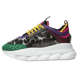 Кроссовки Women's Chain Reaction 'Animalier' Women's Versace, Original Shoe Box Included dsr705g d9tvh dmcgr | original shoe box included