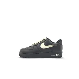 Nike Кроссовки Air Force 1 Gradient Milky White с антискользящим покрытием, износостойкие, низкие, для скейтбординга, унисекс, черно-белые cw2288-001(team786-渐变奶白 ) | black white