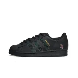 Adidas Нескользящие низкие кроссовки для скейтбординга унисекс, черные eg4959（team786-眼镜蛇奎深绿色） | black