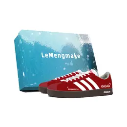 Adidas Кроссовки для скейтбординга VL COURT 2.0, износостойкие, низкие, унисекс, красные hq1802(team399-酒红甜心s-box) | red