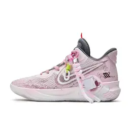 Nike Баскетбольные кроссовки KD Trey 5 IX Ic77 Heartbeat Secrets, износостойкие, средний верх, унисекс, розовые, белые cw3402-011(team623-悸动心事) | pink white
