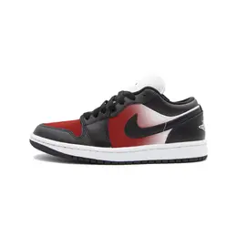 Jordan Женские баскетбольные кроссовки Air 1 Slip Low Top Vintage, черно-красные dc0774-101(team668-赤焰) | black red