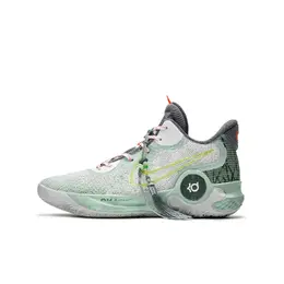 Баскетбольные кроссовки KD Trey 5 IX с противоскользящей подошвой, износостойкие, унисекс, серо-зеленые Nike, Gray Green cw3402-011(team584-翠竹) | gray green