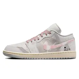 Jordan Баскетбольные кроссовки Air 1 Vintage, женские, низкие, серо-белые dc0774-103(team10-爱是你我) | gray