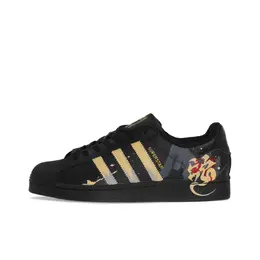 Adidas SUPERSTAR Легкие и износостойкие низкие кроссовки для скейтбординга унисекс, черно-золотые eg4959(team577-笔底龙蛇) | black gold