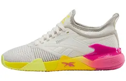 Reebok Кроссовки женские Nano Court Low Top, белые, желтые, красные 100212267 | white/yellow/red