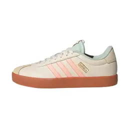 Adidas Женские повседневные низкие кроссовки VL COURT 3.0 с противоскользящей подошвой, бежево-розового цвета jp5348 | beige pink