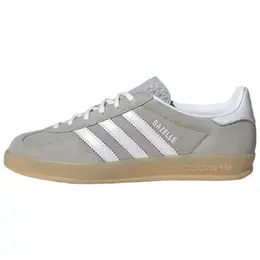 Женские серые кроссовки для скейтбординга GAZELLE INDOOR с низким верхом, устойчивые к истиранию Adidas, Gray jq7008 | gray