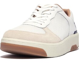 Кроссовки Fitflop Rally Evo Leather/Mesh/Suede Sneakers, цвет Urban White/Black 9953359 | urban white/black