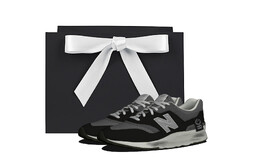 NB 997 Кроссовки Lifestyle унисекс с низким верхом черного цвета New Balance cm997hca(team107-影行者sbox) | black gray