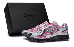 Кроссовки Mizuno Speed 2K Lifestyle Shoes Unisex Low-top Pink Silver Gray, розовый d1gh222917(team80-男女气泡桃酒s-box) | pink silver gray