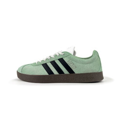 Кроссовки Adidas neo Vl Court Skateboarding Shoes Unisex Low-top Black/green, черный/зеленый hq1802(team48-薄荷汽水) | black/green