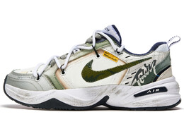 Кроссовки Nike Air Monarch 4 Chunky Sneakers Unisex Low-top Grey/green, зеленый 415445-102(teamm-迷雾森林） | dusty green