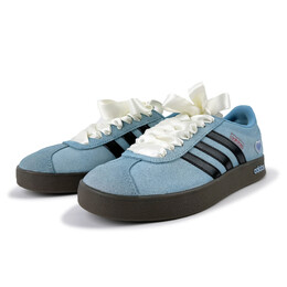 Кроссовки Adidas neo Skateboarding Shoes Unisex Low-top Black/Blue, черный/синий hq1802(team48-汽水派对) | black/blue